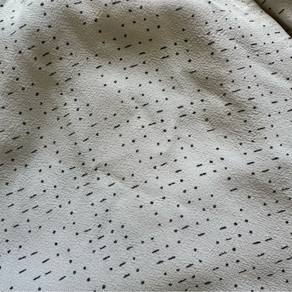 Eileen Fisher Large Morse Code Tencel Viscose Slouchy Ankle Pant Ivory Taper - Picture 2 of 9